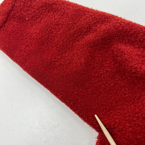 Vintage Oscar de la Renta Rust Wool Alpaca Zip Sweater Jacket Women's XL