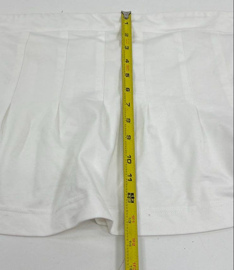 Maeve Anthropologie Red White Pleated Peplum Bustier Tube Top Lot of 2 Women's L