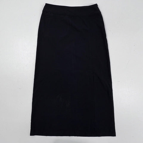Patagonia Women's Black Maxi Skirt Front Slit Side Zip Style 58670 Size 2