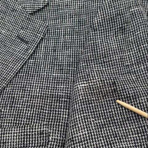 Vintage 80s Oliver Kent Micro Houndstooth Blazer Jacket USA Components Sz 42L