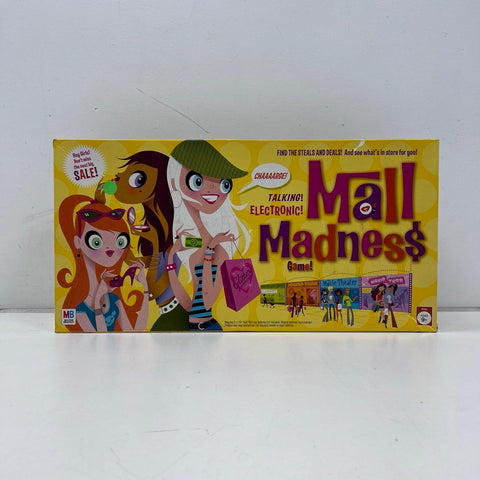 Milton Bradley Mall Madness 2005 Talking Electronic Shopping Board Game