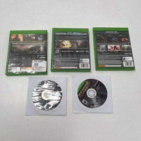 Call of Duty WWII Titanfall 2 Dead Rising 3 5 Xbox One Game Lot