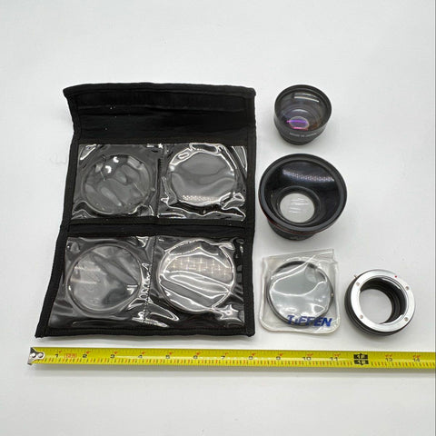 Altura Tiffen Mandee Lens Filter Lot 8 Pieces 77mm 62mm Close-Up Polarizer