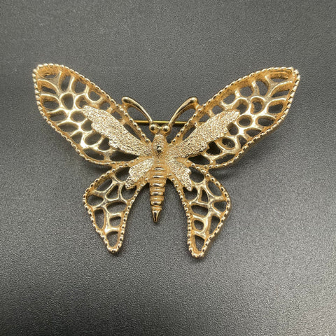 Vintage Sarah Coventry & Costume Jewelry Butterfly Brooches Lot of 6 Enamel