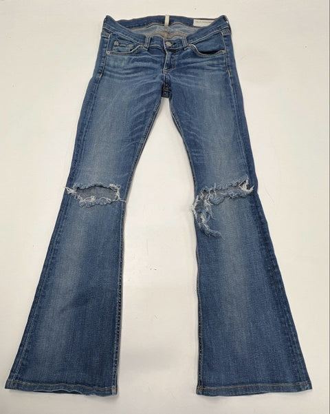 Womens Lot Rag & Bone Blue Flare AG Prima Purple Jeans Blank NYC Shorts Sz 26