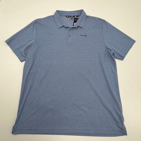 NWT TravisMathew Jadeyladybaby Golf Polo Shirt Heather Perfomance Sz XXL