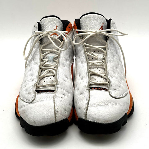 Nike Air Jordan 13 Retro Starfish White Orange Men's Basketball Shoes Size 10.5
