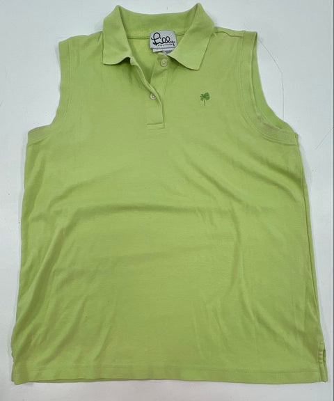Lilly Pulitzer Women's Lot 3 Pink Lime Green Polo Dresses Sleeveless Top Golf