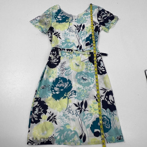 Pendleton Women's Dress Lot Sz 6 6P Floral Cotton Silk Abstract Cotton Spandex