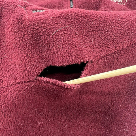 Vintage 2004 Harvard Business School HBS Fleece Quarter Zip Charles River Sz XL