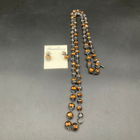 Kenneth Cole New York Costume Jewelry Lot 7 Necklace Bracelet Earring Beaded
