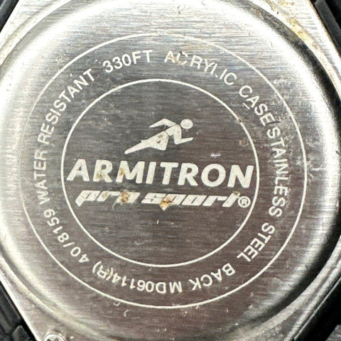 Lot of 3 Armitron Pro Sport Digital Chronograph Watches 330FT Water Resist