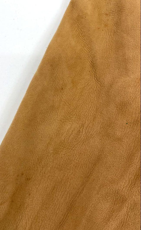 Vintage 70s Cresco Tan Suede Leather Bomber Flight Jacket Men's 40