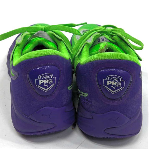 Puma Breanna Stewart Stewie 2 Toxic Basketball Shoes Green Purple Mens Size 15