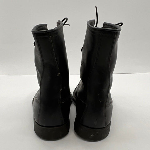 Vintage 1992 Wolverine US Military Issue Black Leather Combat Boots Size 12W