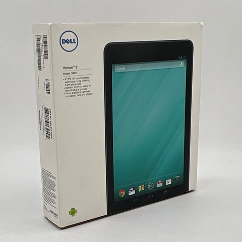 Dell Venue 8 Model 3830 8" Android Tablet Intel Inside Tested Works IOB