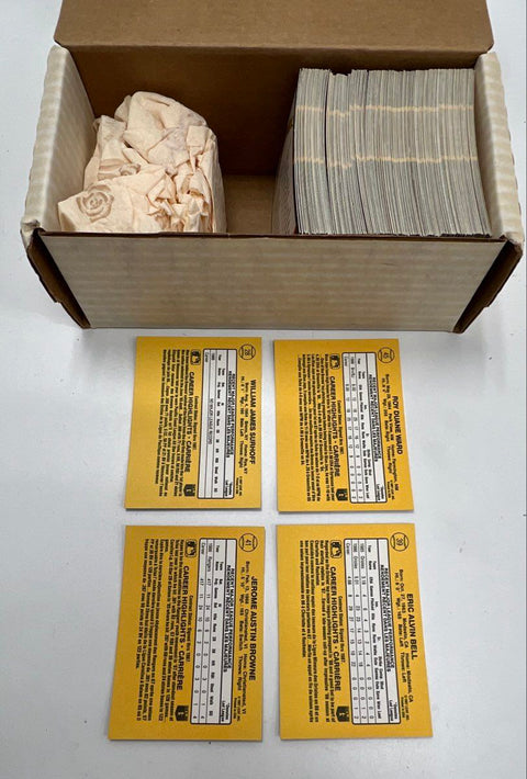 Sports Card Lot 1987-1991 Leaf Fleer Classic Draft Picks 3 Boxes See Photos