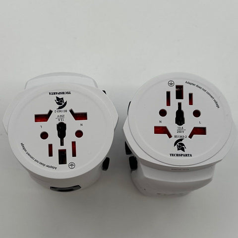 Skross World Adapter Pro Universal Travel Power Adapter Lot of 2 White