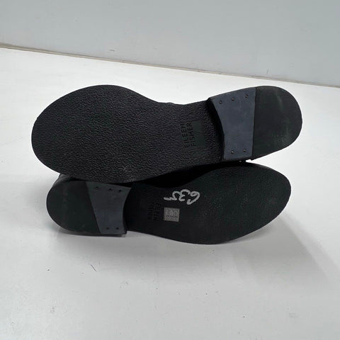 Eileen Fisher Convertible Zip Off Knee High Ankle Boots Suede Black Size 7