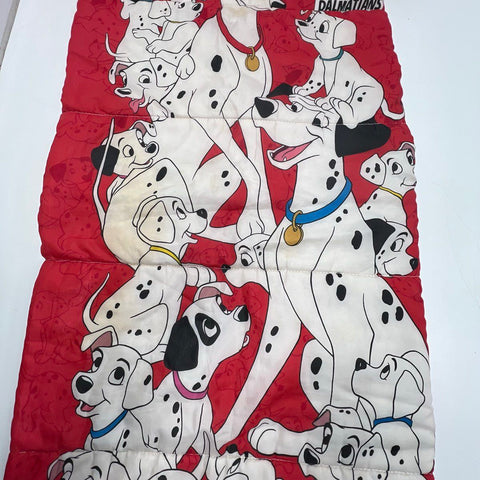 Vintage 90s Disney 101 Dalmatians Kids Sleeping Bag 30x57 Ero Industries