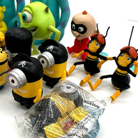 McDonald's Happy Meal Toy Lot 23 Pcs Minions Shrek Incredibles Monsters Inc
