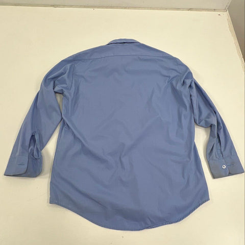 Vintage 80s USPS Postal Service Unitog Work Shirt Union Made USA Sz 16.5