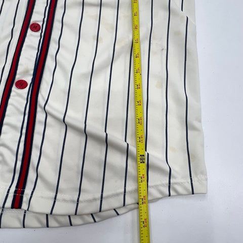 Match-Up KC Pinstripe Baseball Jersey #23 USA Logo Sleeve Mens Size M