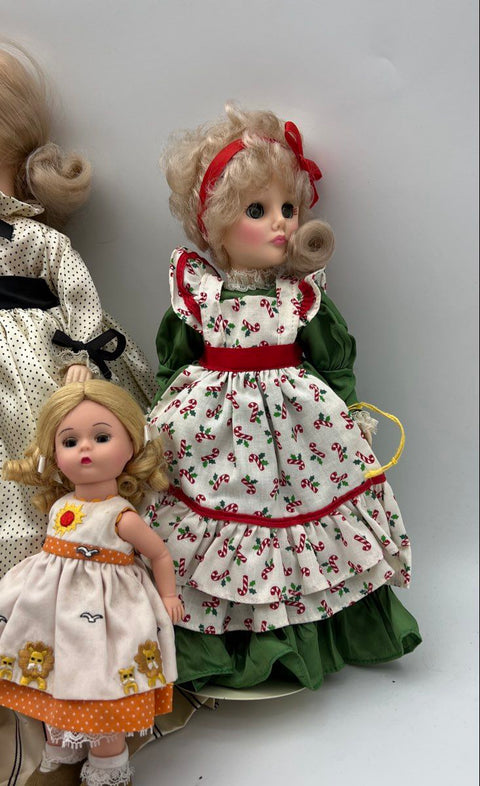 Vintage Doll Lot Effanbee Goebel Hummel Madame Alexander 5 Pieces With Papers