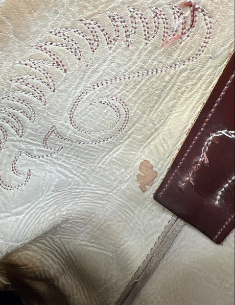 Olathe Two Tone Brown Leather Western Cowboy Boots Men's Size 10 D