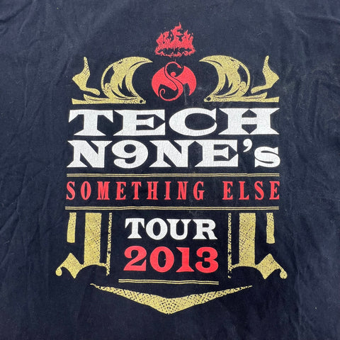 Vintage 2013 Tech N9NE Something Else Tour Rap Tee T-Shirt Sz XL
