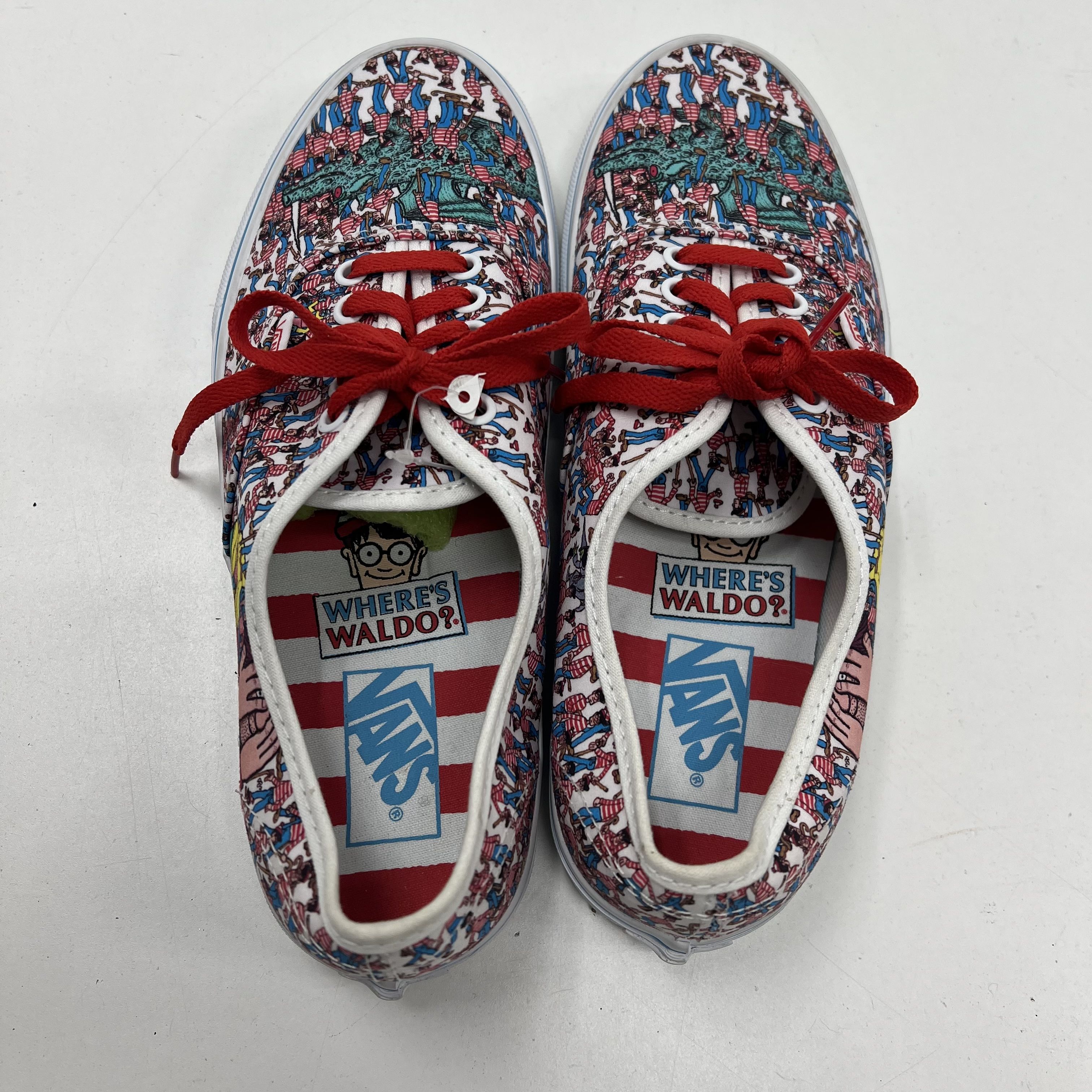 Vans Authentic Where's Waldo Battle Skate Shoes Men's Size 9