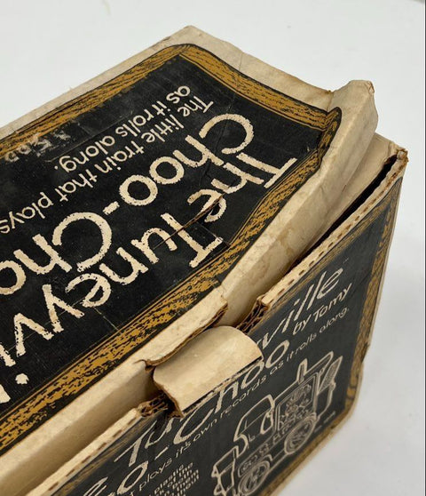 Vintage 1979 Tomy Tuneyville Choo-Choo Musical Toy Train with Records IOB