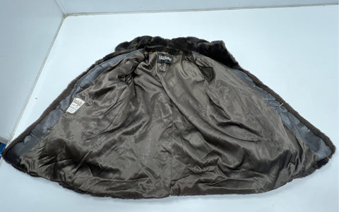 Woolf Brothers Vintage 70s Women's Brown Faux Fur Coat Grandella II