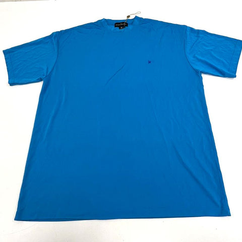 Stacy Adams Blue NWT Lot of 3 Linen Blend Shirt Set & T-Shirt Men's 3XL 42x34