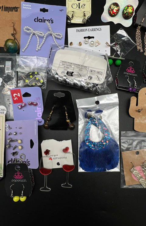 Paparazzi Claire's Tagua Modern Fashion Jewelry Lot of 28 Pairs Earrings