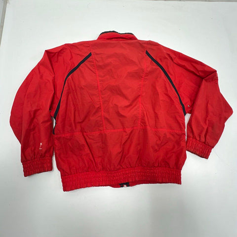 Vintage 90s Logo 7 Men's Nebraska Cornhuskers Windbreaker Red Black Jacket L