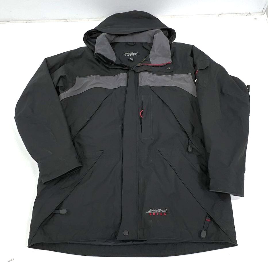 Eddie Bauer Lot EBTEK GORE-TEX Jacket & Fleece Vest Men's M Outdoor