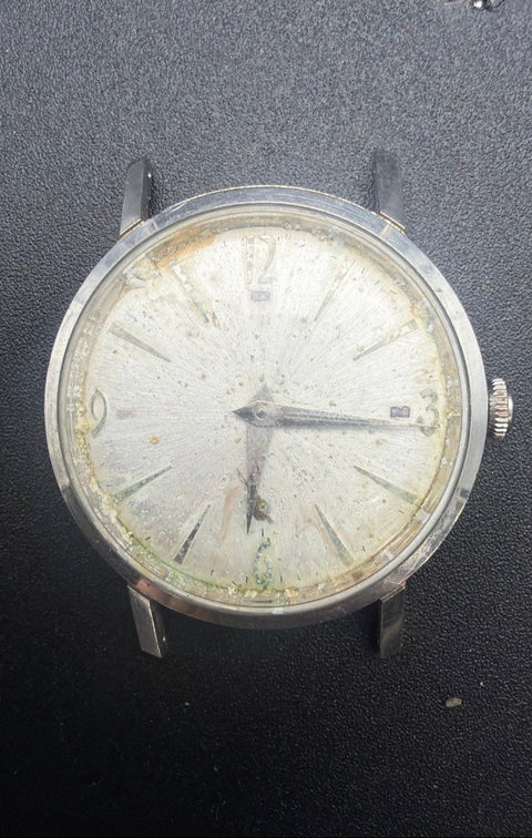 Vintage Mid-Century Men's Watch Face Lot Baylor Election Berco Gold Silver