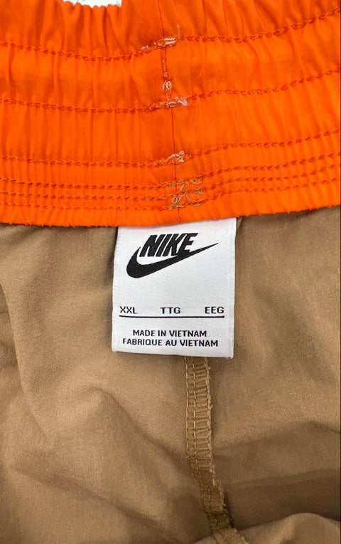 Nike Woven Cargo Pants Tan Beige Sportswear Joggers Elastic Waist Men's Sz XXL