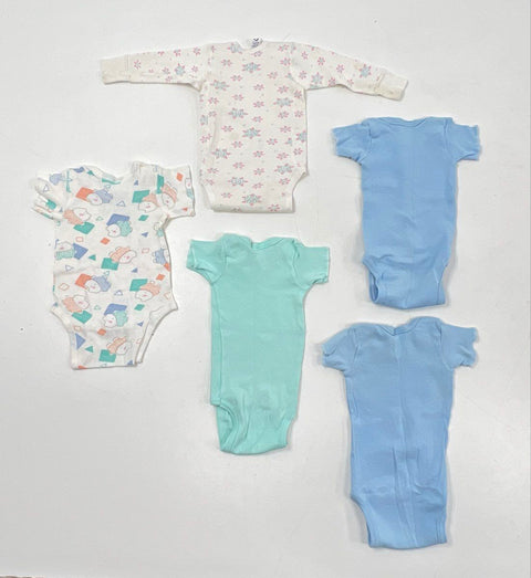 Vintage 90s Gerber Baby Onesies Sleepers Lot 9pc Made USA Sz Small