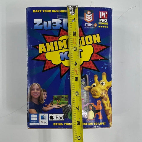 Zu3D Stop Motion Animation Kit HD Webcam Green Screen PC Mac iPad New Open Box