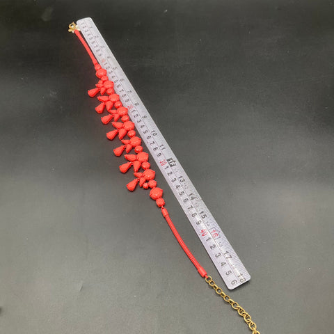 J.Crew Coral Pink Faceted Stone Bib Statement Collar Necklace Gold Tone
