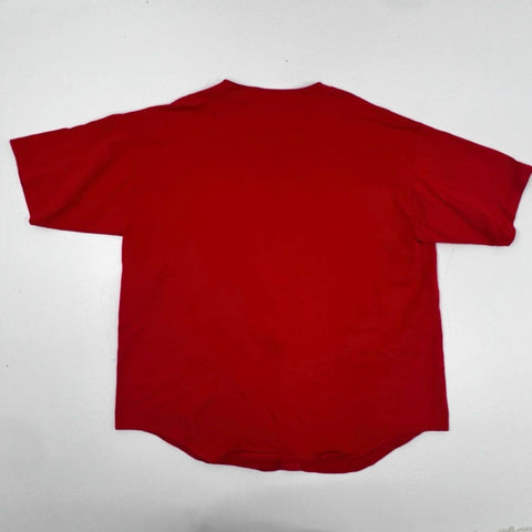 Vintage 90s Nebraska Huskers Bo-Pro Classic Baseball Jersey Red Sz XXL