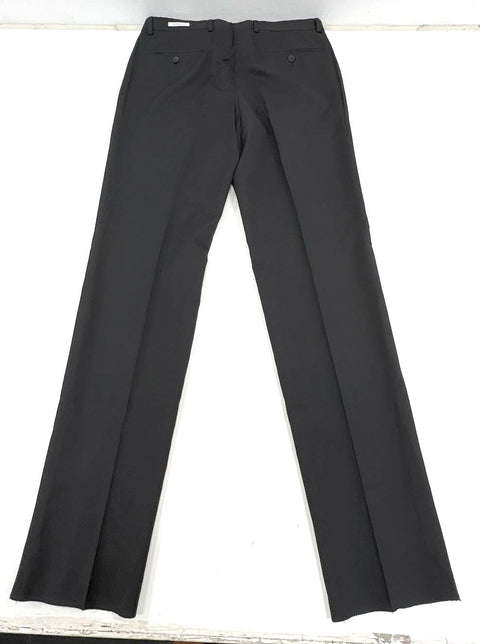 NWT Lot of 2 Pronto Uomo Platinum Black 100% Wool Dress Pants Men's Size 34