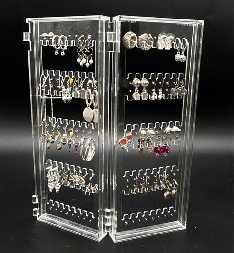 Mixed Costume Jewelry Earring Lot 45+ Pairs Vintage to Modern Hoops Studs