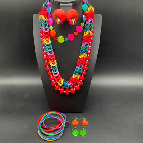 Vintage to Modern Costume Jewelry Lot 0.5 lbs Necklaces Earrings Bangles