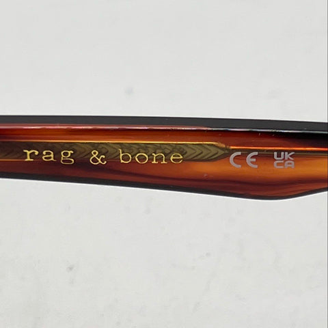 Rag & Bone Women's RNB7008 Square Tortoiseshell Sunglasses Havana Sz 145
