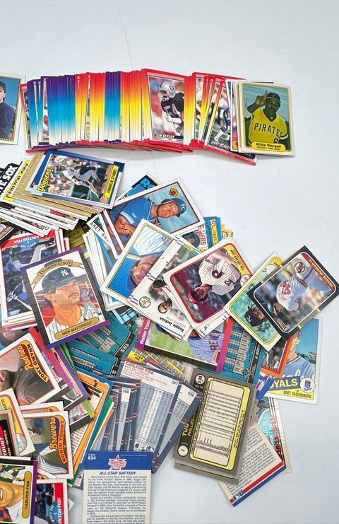 Baseball Card Lot MLB 1980s-90s Topps Donruss Fleer Score 2.5 Lbs See Photos