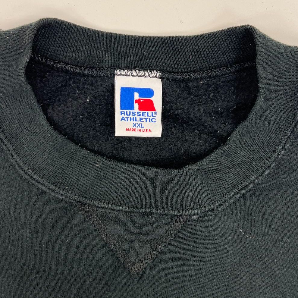 Vintage 90s Russell Athletic Nebraska Huskers Embroidered Sweatshirt XL USA Made