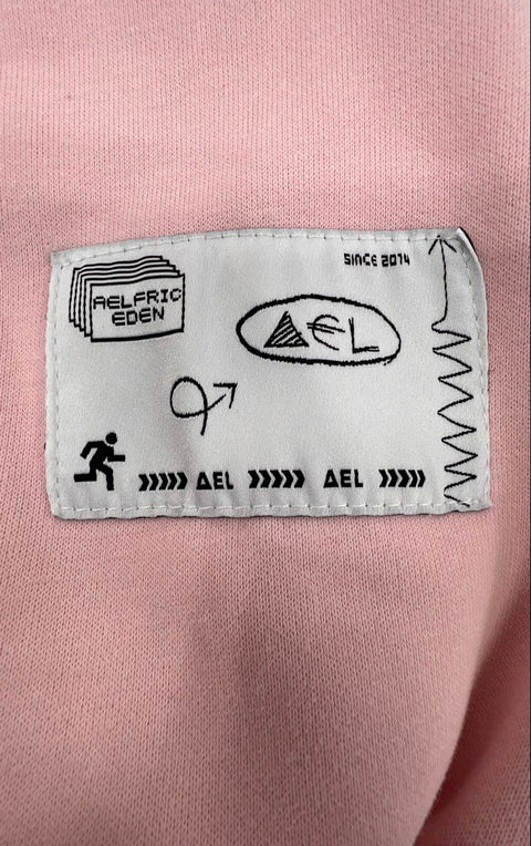 Aelfric Eden Unisex Pink Graphic Streetwear Hoodie We Vaguely Feel Many
